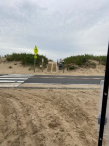 Beach dune access mat